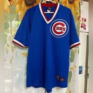 Chicago Cubs Cooperstown Collection baseball jersey. Plain back. Size XL